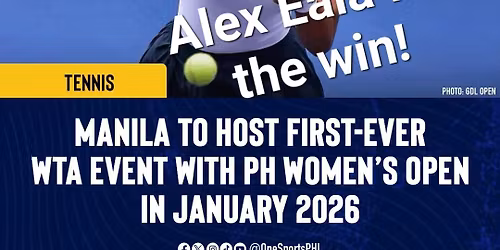 WTA Tournament in Manila