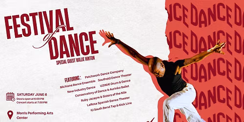 Festival of Dance — 211 N Michigan St, South Bend, IN, United States, Indiana 46601