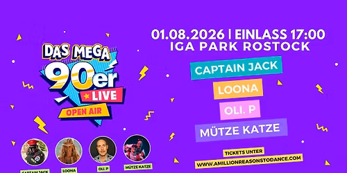 Das MEGA 90er Live Open Air - IGA Park Rostock