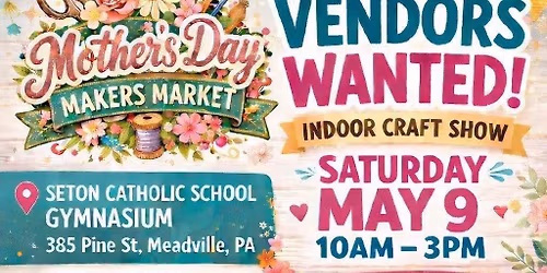 Mother\u2019s Day makers market