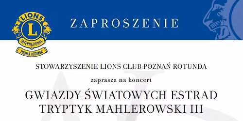 GWIAZDY \u015aWIATOWYCH ESTRAD TRYPTYK MAHLEROWSKI III