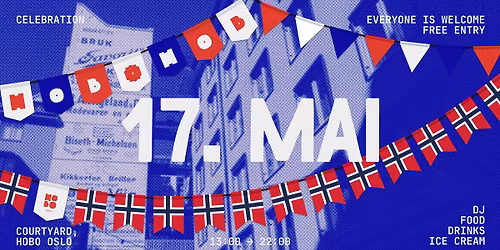 17. mai | Celebration in the Courtyard at Hobo Oslo