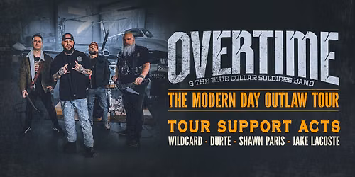8\/16 Green Bay, WI: OVERTIME: "The Modern Day Outlaw Tour"