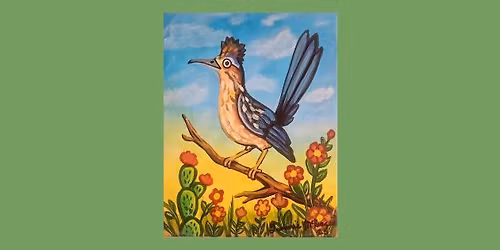 Texas Roadrunner Paint Night