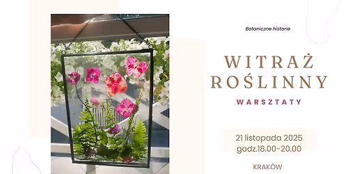 Witra\u017c ro\u015blinny \/ warsztaty dla pocz\u0105tkuj\u0105cych 