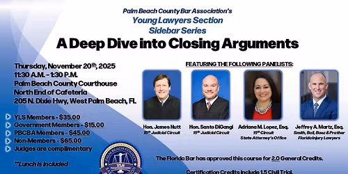 YLS Sidebar Series: A Deep Dive into Closing Arguments
