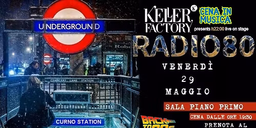 Cena Live con Radio 80 - I migliori successi degli anni '80 (Sala Piano Primo)