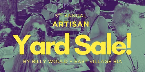 Artisan Yard Sale!