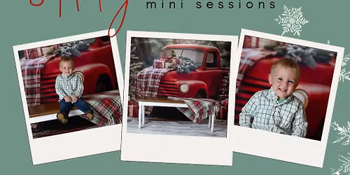 Red Truck Holiday Mini Sessions