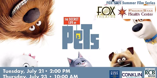 Fox Kids Summer Film Series: The Secret Life of Pets