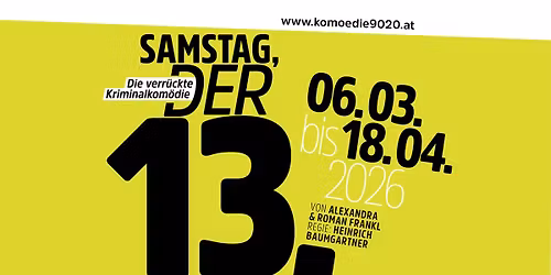 THATER IM VZK: SAMSTAG, DER 13.