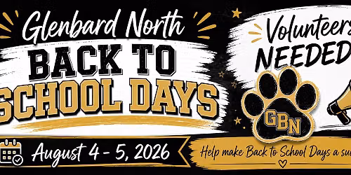 8\/4 TUE | Back to School | Volunteers Needed