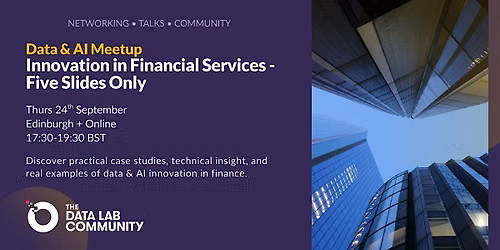 Innovation in Financial Services \u2013 Five Slides Only