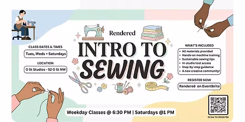 Intro to Sewing: The Machine Basics \u2013 N.W. Washington, DC