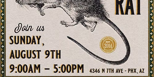 [SOLD OUT] Rat Taxidermy Class
