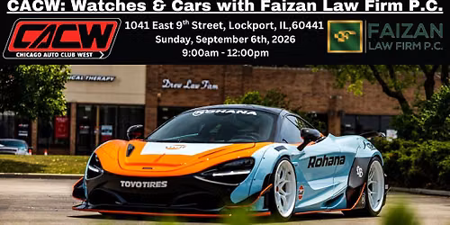 CACW: Cars & Coffee with Faizan Law Firm P.C.