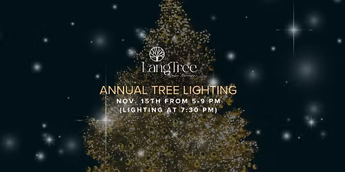 Annual Tree Lighting at LangTree Lake Norman