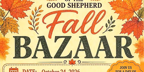 Lutheran Church of the Good Shepherd Fall Bazaar