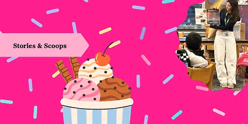 Stories and Scoops with Girl Scouts in Burlington, VT