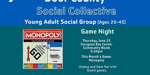 Young Adult Game Night - Door County Social Collective