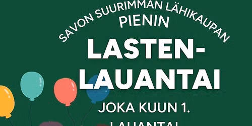 Lasten lauantai 6.6.\ud83c\udf89