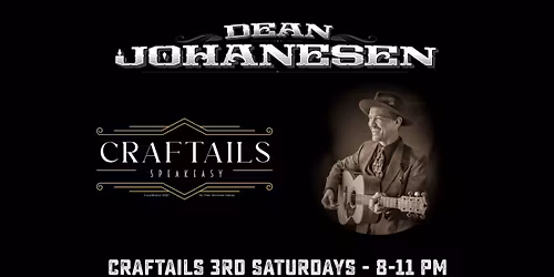 Dean Johanesen at Craftails Speakeasy Bradenton 8-11 PM