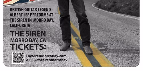 British Guitar LEGEND Albert Lee Performs At The Siren, Morro Bay