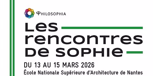 Rencontres de Sophie, "Les machines", 13-15 mars 2026