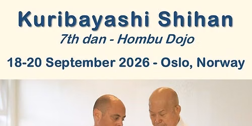 Kuribayashi Shihan 7th dan - Hombu Dojo