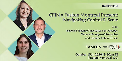 CFIN x Fasken Montreal Present: Navigating Capital & Scale
