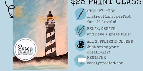 Thrifty TUESDAY Paint Night $25 Paint Night at Easely Created