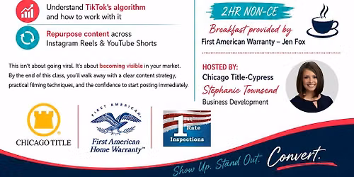 TIK TOK MARKETING FOR REAL ESTATE with Christy Orlando