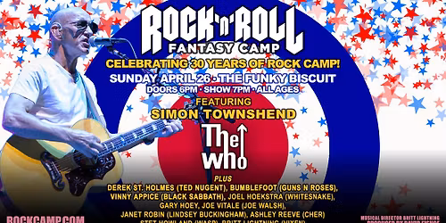 Rock 'n' Roll Fantasy Camp Featuring Simon Townshend, Derek St Holmes, Gary Hoey & Many More
