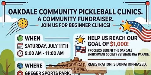 Serve for Our Veterans! Beginner Pickleball Clinic & Fundraiser
