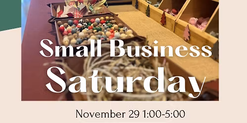 Sip \u2018n Shop Small Business Saturday 