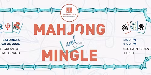 Mahjong & Mingle Tournament | a JLGS Fundraiser