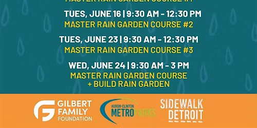 Trail Keepers: Master Rain Garden Certification Course