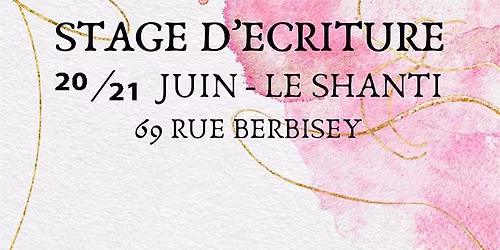 Stage d'\u00e9criture - Sensoriel et Magie des mots