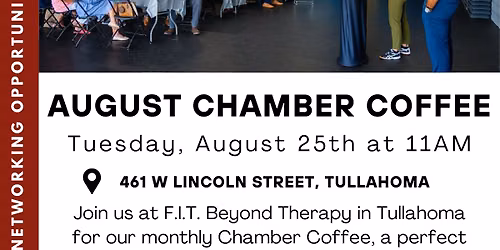 August Chamber Coffee hosted by FIT Beyond Therapy