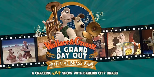 Wallace & Gromit - A Grand Day Out with live Brass Band