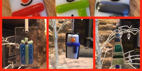 Fused Glass Christmas Decorations- DROP IN DAY 