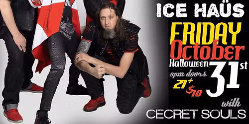 Ginger & the Gents Final Show w\/ Cecret Souls - Halloween Party at the Ice Haus