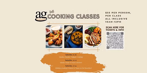 Fall Cooking Class: Holiday Cooking (Classics & Soon-to-be Favorites)
