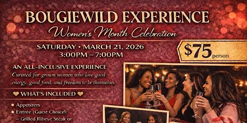 Bougiewild Experience Women Month Celebration