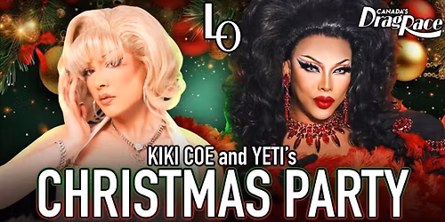 Christmas party! Hosted by Kiki Coe & Yeti the Drag Queen - 8:30pm
