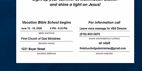 VBS 2026: Illumination Station