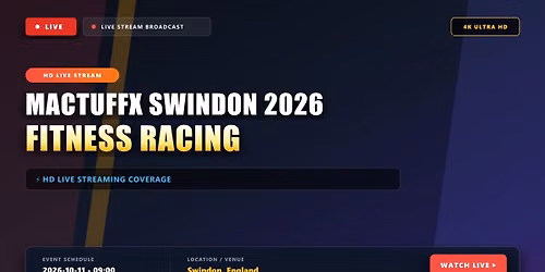 LIVE@#~ MacTuffX Swindon Fitness Racing 2026 | Livestreaming