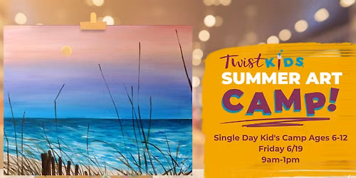 Kids Summer Art Camp-Beach Week! Single Day Ages 6-12