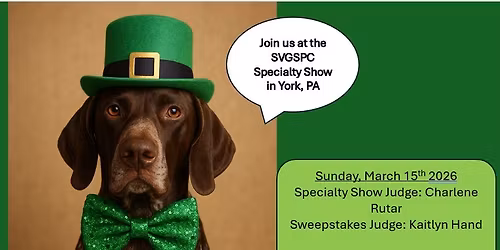 SVGSPC Specialty and Sweepstakes Show at Celtic Cluster