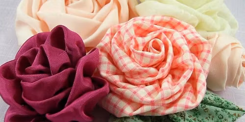 Sewing Together: Community Chat and Crafts Session 2 - Free Fabric Rose Making